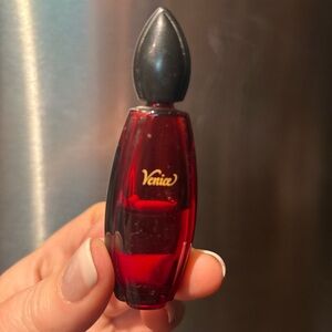 Vintage Yves Rocher Venice Mini Perfume Red Glass Bottle France 7.5ml